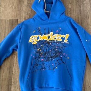 Blue Spider Graphic Men's Sweater